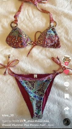 Summer Bikinis, Cute Swimsuits, Cute Bikinis, Mode Inspo, Denim Mini, Dream Clothes