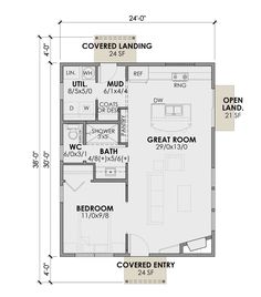 350 Sq Ft House Plans, Garage With Bathroom, Pool House Shed, Flat Plan, Granny House, Duplex Plans, Cottage Floor Plans