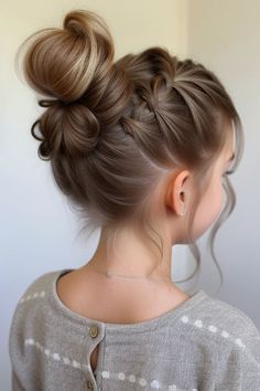 Kids Updo Hairstyles For Weddings, Hair Ideas For School Kids, Easy Kids Hairstyles For School, Short Hair Kids Hairstyles, Hairstyles For Long Hair For School, Kids Hairstyles For School, Picture Day Hairstyle, Picture Day Hairstyles For Kids, Hair Stylea