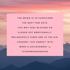 #capricorn #astrology #astrologer #capricornlife #transits #zodiac #zodiaclife Moon In Capricorn, Capricorn Life, Moon, Feelings