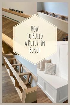 Mudroom Bench With Storage, Mudroom Bench Ideas, Diy Storage Bench, Bench Ideas, Kitchen Benches, Built In Bench, Updating House, Diy Home Improvement