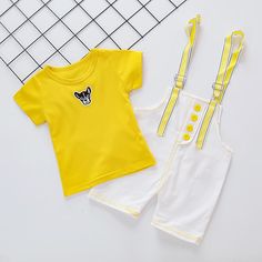 Suitable Season:Summer Thickness of clothing:Regular Package included:2 Pieces Material&Fabric:Cotton Wash Label:On the outside Keyword Tag:Baby Boy Fall Outfits Matching Short Sleeve Sets For Spring, Cute Yellow Sets For Summer, Cute Yellow Summer Sets, Cute Yellow Summer Set, Summer Cotton Sets In Yellow, Yellow Cotton Sets For Summer, Summer Cotton Yellow Sets, Summer Yellow Cotton Sets, Matching Spring Playwear Sets