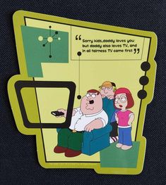 See All Pictures - Sticker Decal is pictured with a ruler for size 2004 Licensed FOX The Family Guy, Show Movie, First They Came, Film Movie, Decals Stickers, Bumper Stickers, Ruler, All Pictures, The Family