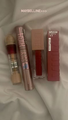 Maybelline Aesthetic, Red Lipgloss, Lipstick Maybelline, Mascara Maybelline, Maybelline Concealer, Maybelline Lipstick, Maybelline Mascara