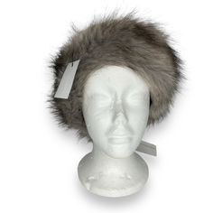 New Surell Faux Fox Fur Headband Scarf Winter Adjustable Earmuffs Choker Collar Surell Headband/ Scarf Velcrow Closure Faux Fur Gray/ Brown Measurements Tightest 21" Long Largest 24" Long H-07 Headband Scarf, Fur Headband, Scarf Headband, Choker Collar, Fur Fashion, Earmuffs, Fox Fur, Winter Scarf, Womens Scarves