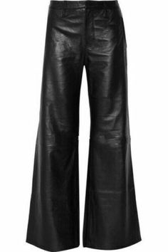 Lambskin Leather Blazer, Leather Pants Women, Leather Pant, Real Leather Jacket, Other Outfits, Flared Pants, White Label, Leather Blazer, Real Women