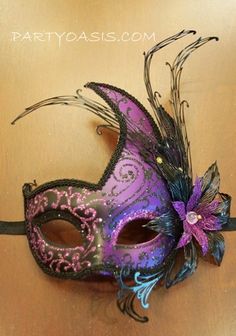 Diy Fantasia, Madi Gras, Purple Mask, Masquerade Masks