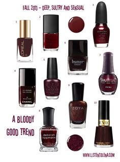 Oxblood Nail Polish Revlon Vixen Nail Polish, Best Burgundy Nail Polish, Dark Cherry Red Nail Polish, Wine Red Nail Polish, Blood Red Nail Polish, Opi Burgundy Nail Polish, Oxblood Nail Polish, Vamp Nail Polish, Cool Nail Polish