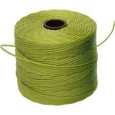 a spool of neon green twine