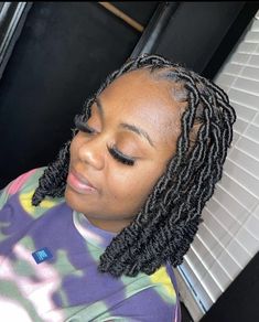 Knot Locs Styles, Barbie Ponytails, Soft Locs Hairstyle, Loc Knot Bob, Loc Knots, Soft Locs Hairstyles, Knotless Braid, Barbie Ponytail