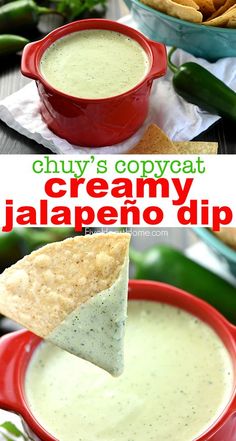 this creamy jalapeno dip is made with only 3 ingredients