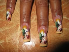 Tropical Summer Nails, Girly Acrylic, Modern Nails, Y2k Nails, Gel Nail Design, December 2024, Tropical Summer