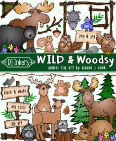 wild and woodsy clip art