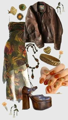 Small Space Closet, Whimsigoth Outfits, Fest Outfits, Mode Hippie, Earthy Outfits, Estilo Hippie, Nail Fashion, Swaggy Outfits, How To Design