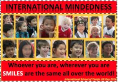 an advertisement for the international school of young children