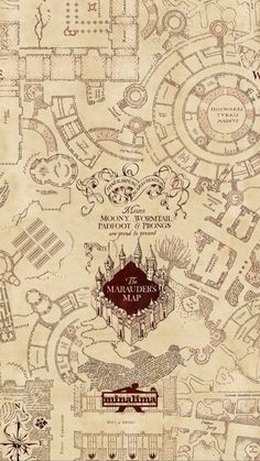 the map for harry potter's house