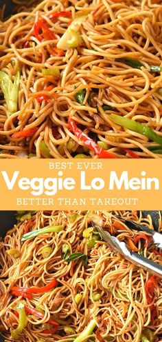 the best ever veggie lo mein is better than takeout