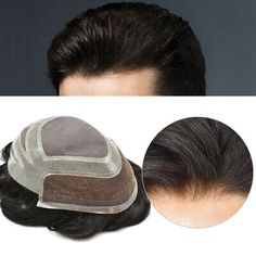 ad eBay - Mens Hair Piece Human Hair Replacement System Lace Front Mens Toupee Hair Units - Buy Now, click the link (eBay) Hair Piece Men, Mens Toupee, Hair Unit, Hair Replacement Systems, Front Hair, Mens Hair, Hair System, Hair Replacement, Wigs Hair Extensions