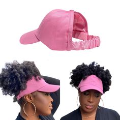 Womens Trucker Hat, Baseball Hats For Women, Gym Hat, Hair Caps, Natural Hair Accessories, A Lot Of Hair, Loose Ponytail, Ladies Hat, Ladies Hats