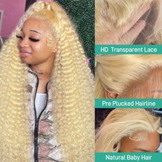 PRODUCT FEATURES Item: 613 Blonde Wig Deep Wave Lace Frontal Wig 150% Density Transparent Lace Hair Color: 613 Blonde Color Length: 10 Inches-30 Inches Is Available, Very Soft, Healthy and thick Lace Wig Type: 13x4 Lace Front Wig Cap Size: Average Size. Adjustable Natural Hairline: The Wig Has Been Pre-Plucked Well, Natural Hairline with Baby Hair, 150% Density. SHIPPING & RETURNS& SERVICES Shipping: Your goods will be shipped within 24-48 hours, we know you are eager to get it, 3-5 working days Deep Wave 613 Wig, 613 Blonde Lace Front Wigs, 613 Deep Wave Lace Front Human Hair Wig, 613 Wig Toned, 613 Hd Lace Wig, Honey Blond, Blonde Lace Front Wigs, Deep Curly, Best Wigs