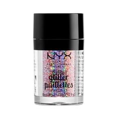 Serve up sparkling heavy metal realness with NYX Professional Makeup Metallic Glitter. These loose glitters are available in ultra-reflective metallic shades - ranging from deep bronze to holographic pink and sandy gold - thatll make your face and body art truly shine. Prep with our Glitter Primer to keep em in line.This Product is also:Vegan Makeup Metallic, Nyx Glitter, Professional Makeup Bag, Make Up Gold, Glittery Eyes, Glitter Face, Glitter Pigment, Glitter Eyeliner, Nyx Makeup