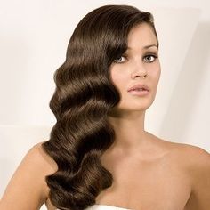 Most Popular Prom Hairstyles For Long Hair Hollywood Glam Hair, Wave Hairstyles, Old Hollywood Hair, Black White Hair, Finger Wave, Hollywood Hair, Long Hair Tutorial