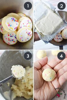 the steps to make sugar cookies with icing and sprinkles