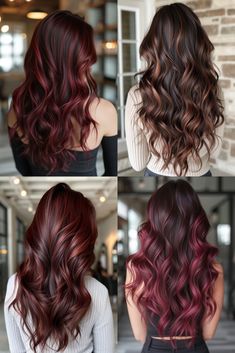 Subtle Hair Color, Red Balayage Hair, Balayage Long Hair, Winter Hair Colors, Hair Tint, Goddess Hairstyles, Hairstyles For Medium Length Hair, Winter Hair Color, Hair Trend