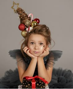 Christmas Kids Photoshoot Ideas, Kids Christmas Photoshoot Ideas, Hairstyles For Children, Whoville Hair