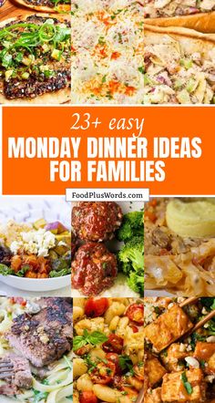 the best dinner ideas for families that are easy to make