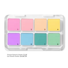 Micro Palm Palette - Pastels – BAKEUP Beauty Summer 2023 Makeup, 2023 Makeup Trends, Travel Makeup Palette, Diy Makeup Palette, Pastel Eyeshadow Palette, Valentines 2023, Pastel Eyeshadow, 2023 Makeup, Makeup Pigments