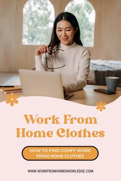 Discover the perfect balance of comfort & style with our guide to finding work from home clothes. Elevate your productivity in cozy outfits! Work From Home Clothes, Pajamas All Day, Cozy Outfits, Home Clothes, Dress Appropriately, Find Work, Garment Labels, Sustainable Brand, Cozy Outfit