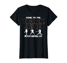 Womens Baseball T shirt Come To The Dark Side Funny T shi... https://www.amazon.com/dp/B07KZ44T4T/ref=cm_sw_r_pi_dp_U_x_wrc8Cb0HJ540M Baseball T, Aikido, The Dark Side, Sweet Gifts, Baseball T Shirt, Dog Tshirt, Funny T