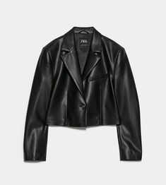 Vetements Shoes, Png Clothes, Outfit Png, Cropped Blazer, Black Faux Leather, Classy Outfits, Aesthetic Clothes