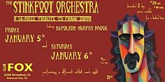 an event poster for the shinftfoot orchestra, friday january 6th at fox theatre