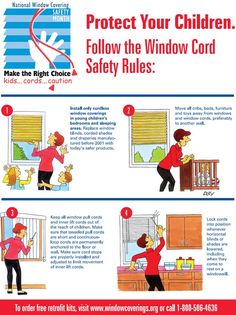 the instructions for how to protect your children from windows