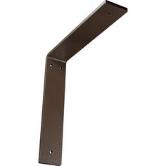 an image of a metal shelf bracket on a white background with clipping for text