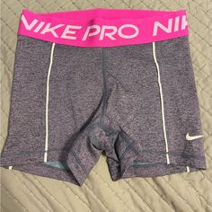 Brand New Without Tags, Nike Pro Dri-Fit Purple, Pink And White Shirts, Size Extra Small. Only Tried These On Once, Never Worn. Nike Sweatshorts, Nike Tempo, Nike Athletic Shorts, Running Shorts Women, Nike Running Shorts, Nike Tech Fleece, Nike Tech, Yellow Shorts, Blue Nike