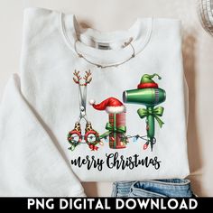 Christmas T Shirt Ideas, Stuff Png, Hair Christmas, Hair Png, Salon Decor, Christmas T Shirt, Christmas Png, Sublimation Png, Favorite Things Gift