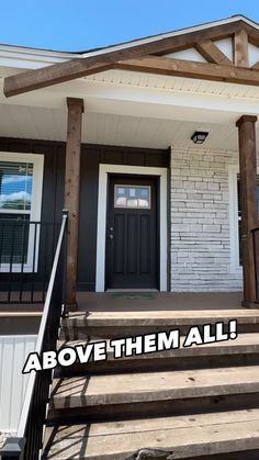 a house with the words above it that says above them is an image of a front porch