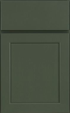 an image of a green cabinet door