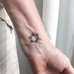 a person's arm with a small tattoo on the left side of their wrist