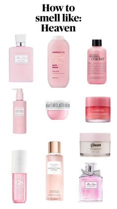 Pretty Beauty Products, How To Smell Like Rose Water, How To Smell Heavenly, Lotion That Smells Amazing, Pink Hair Care Products, How To Smell Like Heaven, How Do You Smell So Good, Pink Amazon Finds