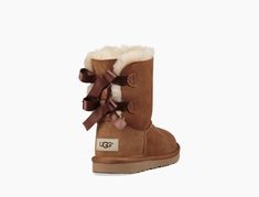 Bailey Bow II Boot for Kids | UGG® Official Ugg Care Kit, Boots With Bows, Ugg Boots With Bows, Ugg Bailey Boots, Cute Uggs, Brown Ugg Boots, Uggs With Bows, Ugg Boots Outfit, Girls Ugg Boots