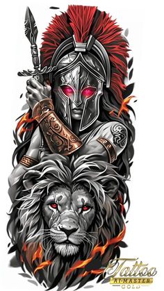 Spartan Tattoos, Spartan Tattoo, Warrior Art, Tattoo Sleeve, Tattoo Tattoo, New Tattoos, Sleeve Tattoos, Art Tattoo