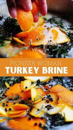 Pioneer Woman Turkey Brine Smoked Turkey Brine, Easy Turkey Brine, Turkey Brine Recipe, Citrus Turkey, Turkey Brine Recipes, Turkey Brine, Brine Recipe, Thanksgiving Cooking, Easy Turkey