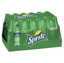 sprite sparkling soda, 24 floz bottles pack of 12 packs per case by sprite