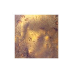 an abstract painting with gold paint and bubbles on the bottom, in shades of brown