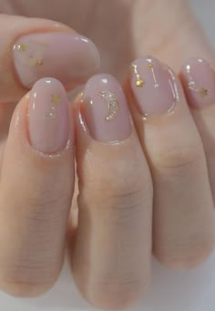 Simple Short Nails, Normal Nails, Short Nails Design, Manicured Nails, Minimal Nails Art, Romantic Nails, Minimal Nails