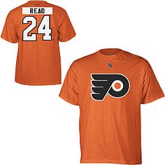 an orange hockey jersey with the philadelphia flyers'number 10 on it, in front of a white background